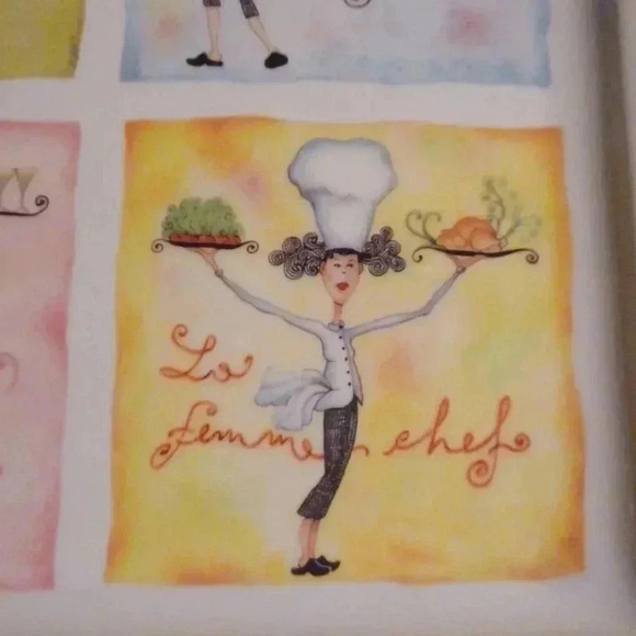 🌹2 very large square Italian plates - Picture 5 of 9